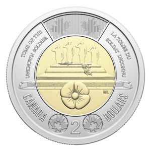 2025 Toonie - Unknown Soldier reverse